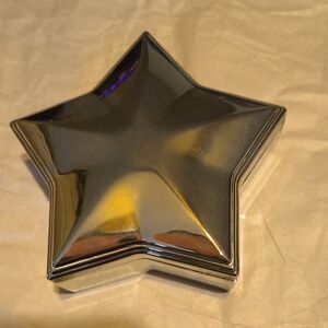 Silver Plated Star Shaped Trinket Box